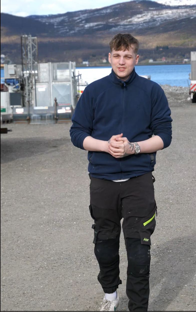 Mats utendørs ved havnen i Tromsø